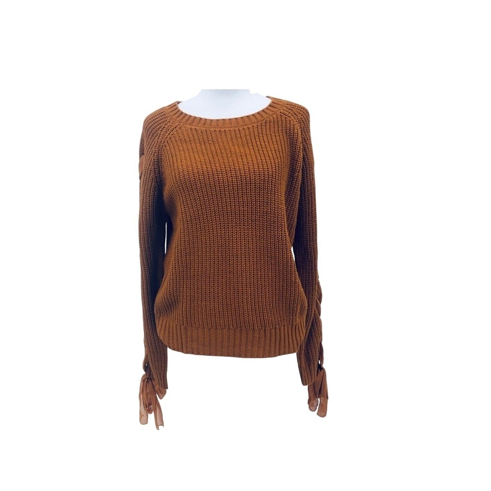Iris basic women's Mustard knit sweater Size‎ L